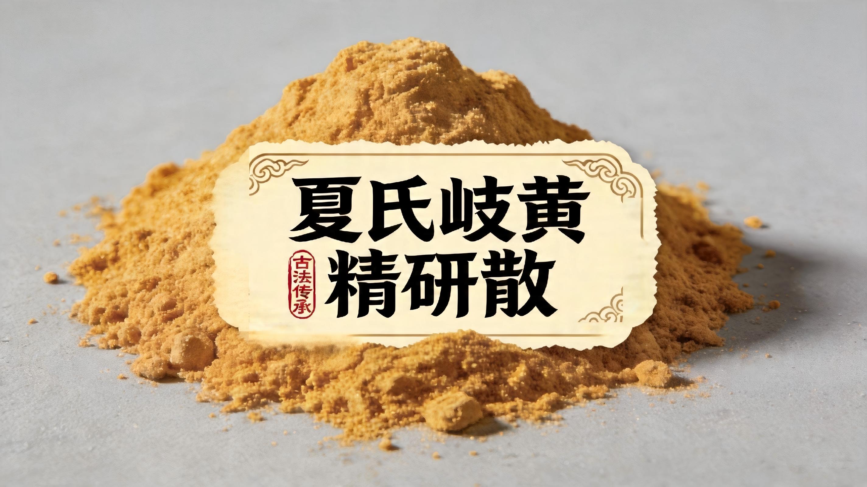 夏氏岐黄精研散