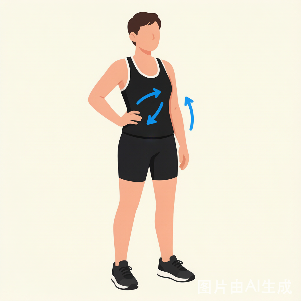 腰方肌拉伸